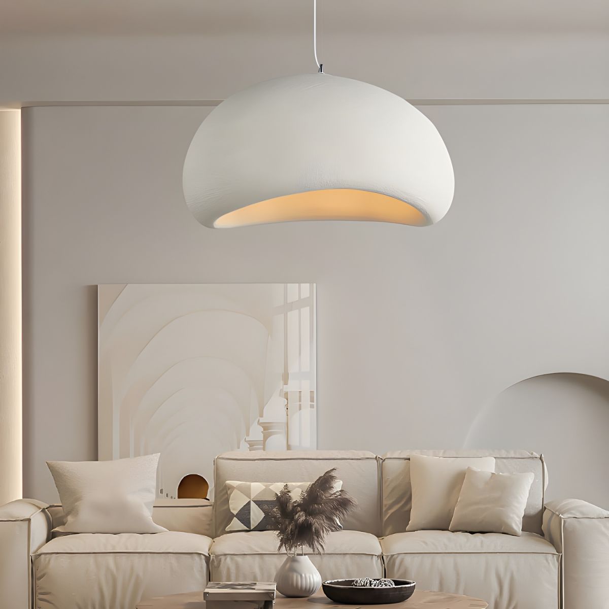 Arelle Wabi Sabi LED Adjustable Pendant Lamp For Home Decor