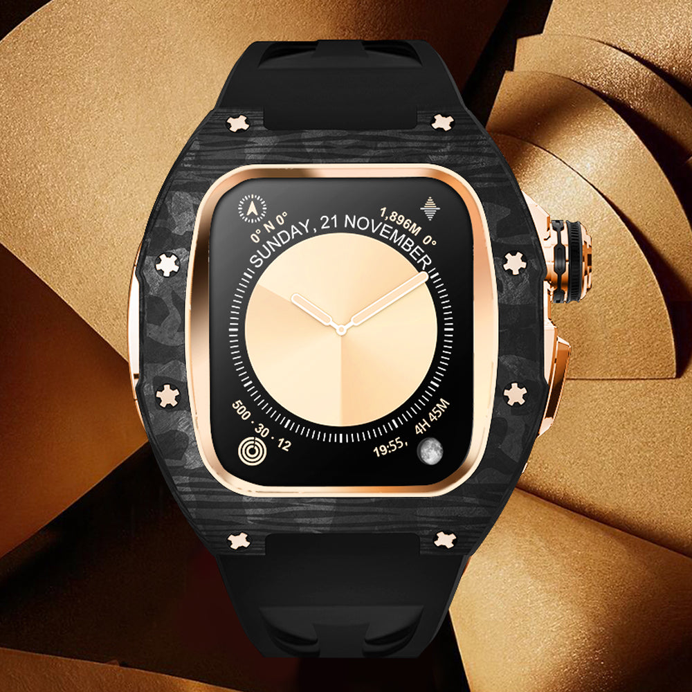 AuroraCarbon S10 Apple Watch Retrofit Kit With Titanium