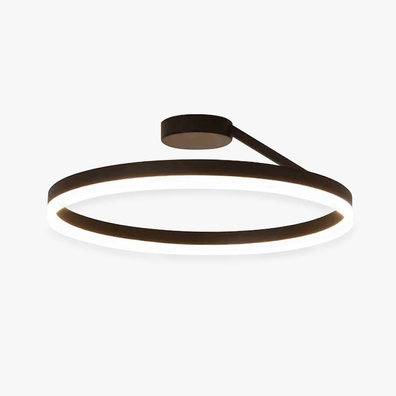 AureliaGlow Gold LED Ceiling Light For Living Rooms