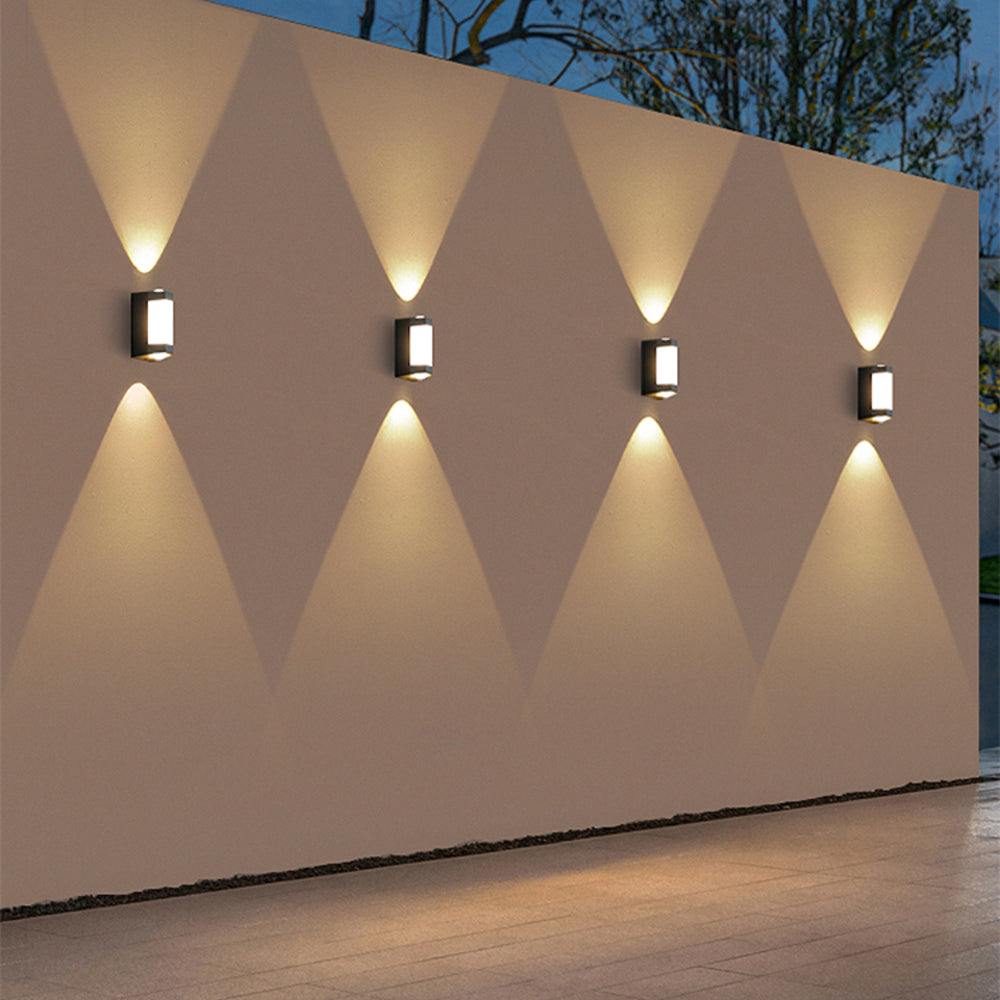 Aurion Dual-Head Mains LED Wall Light For Garden And Garage