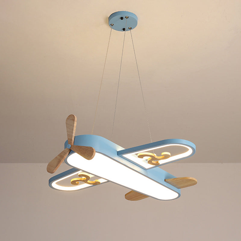 AeroNest Kids LED Airplane Pendant Light for Bedroom