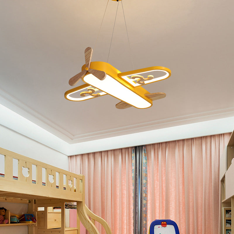 AeroNest Kids LED Airplane Pendant Light for Bedroom