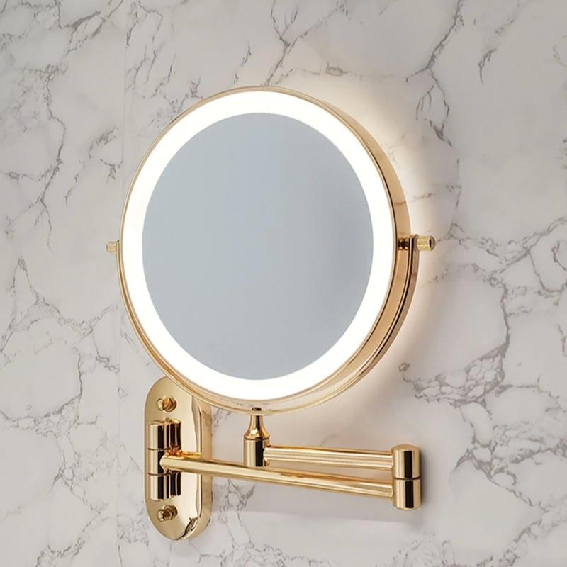 AuroraGold LED Magnifying Vanity Mirror Rechargeable