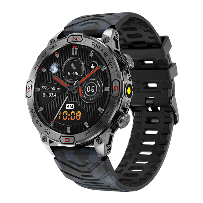 TrailQuest Pro Montre Intelligente GPS Fréquence Cardiaque et Oxygène dans le Sang