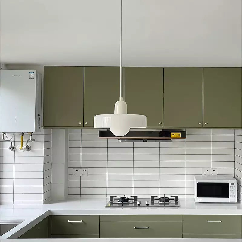 Arkea | Colored Glass Pendant Light With Adjustable Height