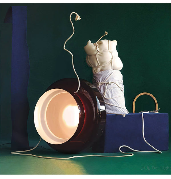 Aurelia Blown Glass Pendant Lamp With Organic Shape