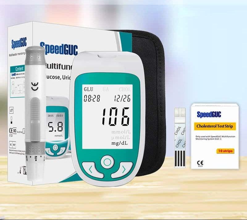 Moniteur de santé TriGuard : cholestérol, glucose et acide urique