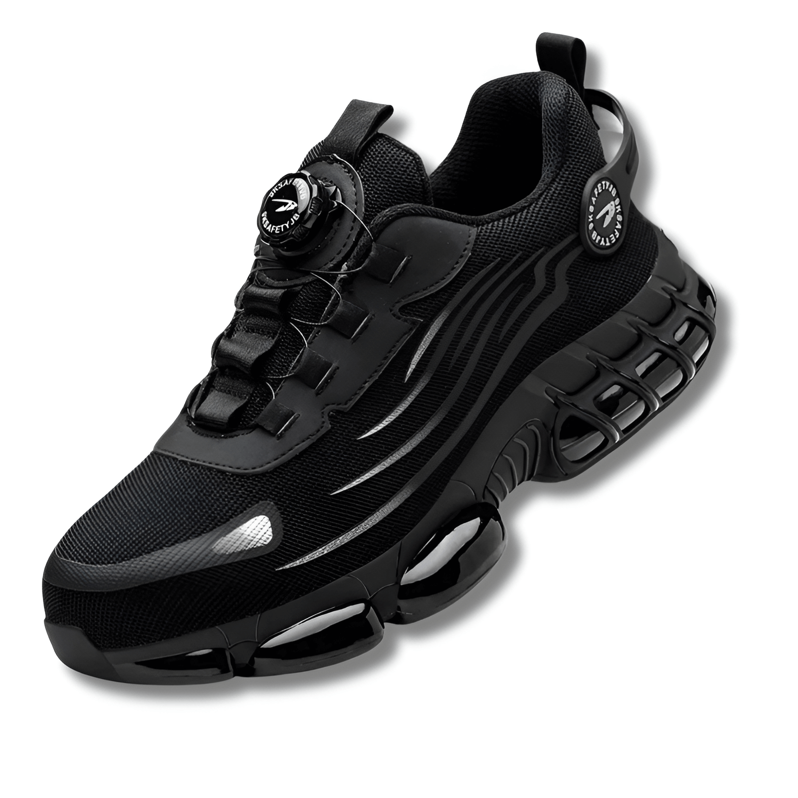 StratoGuard Orthopedic Men's Safety Shoes With One-Hand Quick Change In 3 Seconds And PU Sole