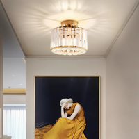 Elegant Crystal Ceiling Light Fixture – Modern LED Flush Mount Lamp for Living Room, Bedroom, and Kitchen 2