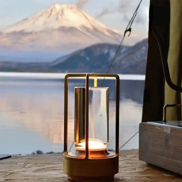 Elegant Crystal Lantern – Dimmable Light with USB Charging, Available in Gold, Silver, and Black, 9x17.5 cm 4