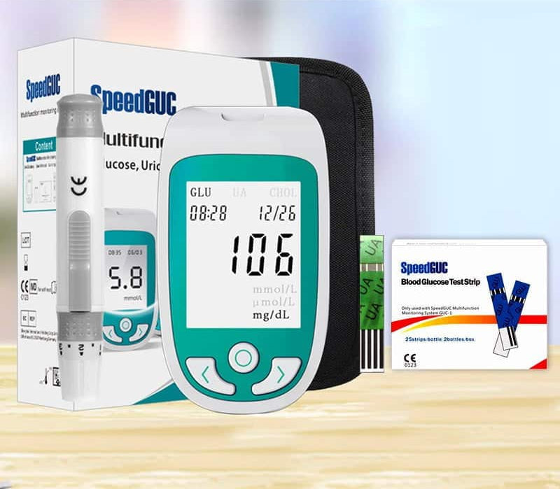 Moniteur de santé TriGuard : cholestérol, glucose et acide urique
