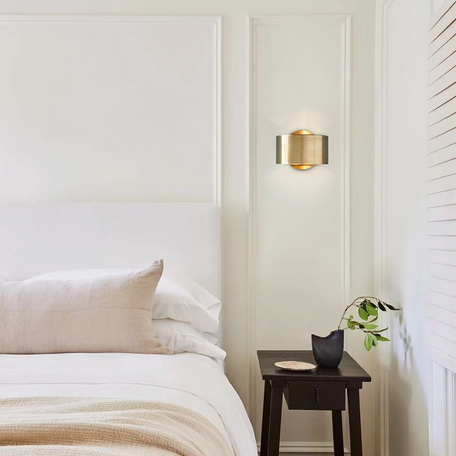 Luxury Dimmable Copper Wall Light Sconce – Nordic Design for Bedroom and Living Room, Adjustable LED Wall Lamp 1