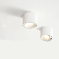 Modern Adjustable LED Flush Mount Ceiling Light Fixture – Minimalist Round Design for Contemporary Spaces 0