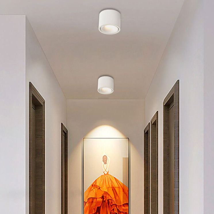 Modern Adjustable LED Flush Mount Ceiling Light Fixture – Minimalist Round Design for Contemporary Spaces 3