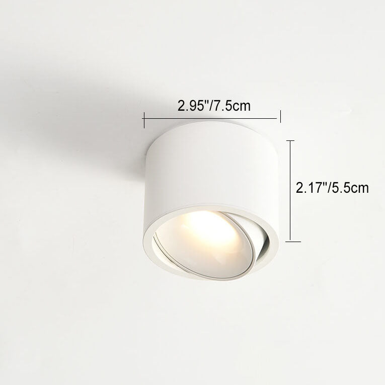 Modern Adjustable LED Flush Mount Ceiling Light Fixture – Minimalist Round Design for Contemporary Spaces 7