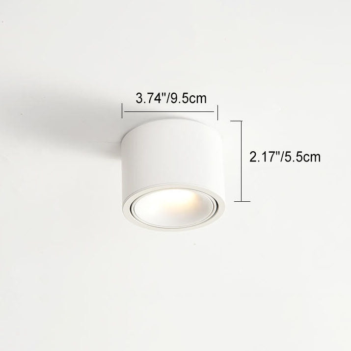 Modern Adjustable LED Flush Mount Ceiling Light Fixture – Minimalist Round Design for Contemporary Spaces 8