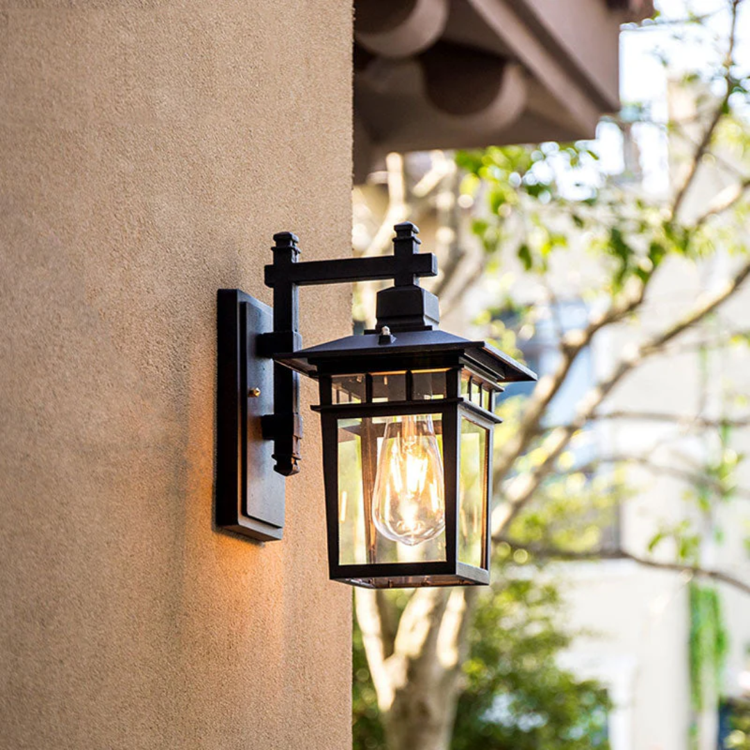 Modern Black Outdoor Wall Light - Up and Down LED Exterior Wall Lights for Stylish Illumination 4