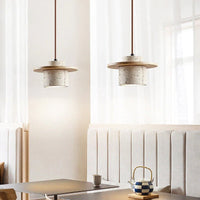 Natural Travertine Stone Pendant Light with Adjustable Cord – Elegant Kitchen Hanging Light for Modern Interiors 4