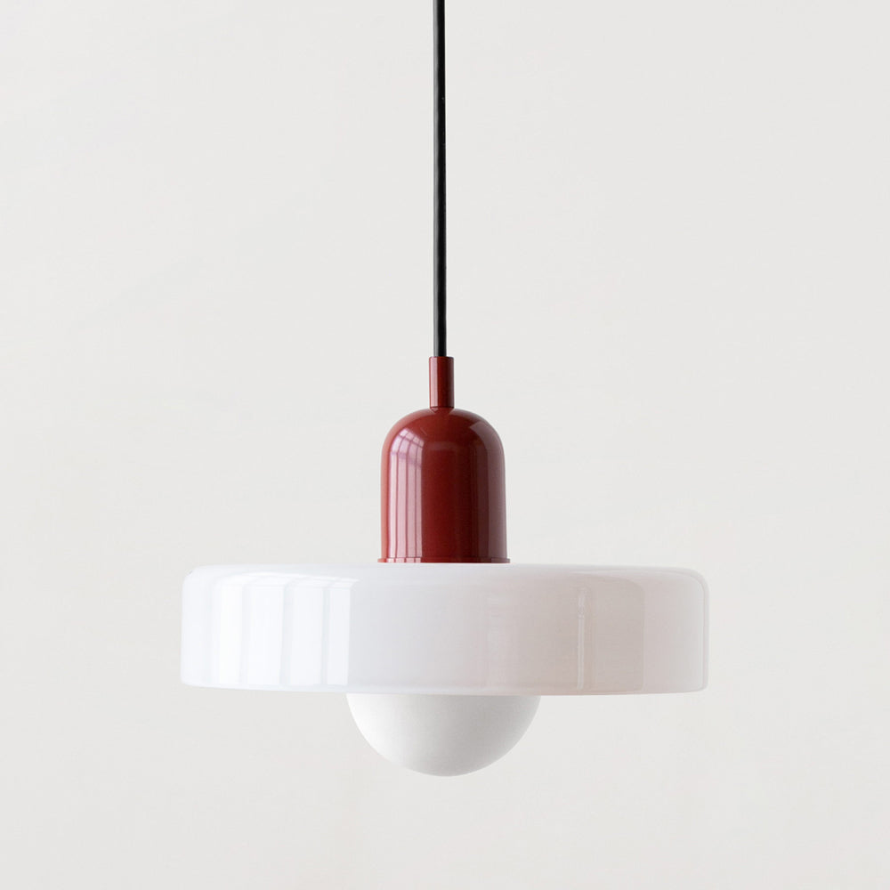 Arkea | Colored Glass Pendant Light With Adjustable Height