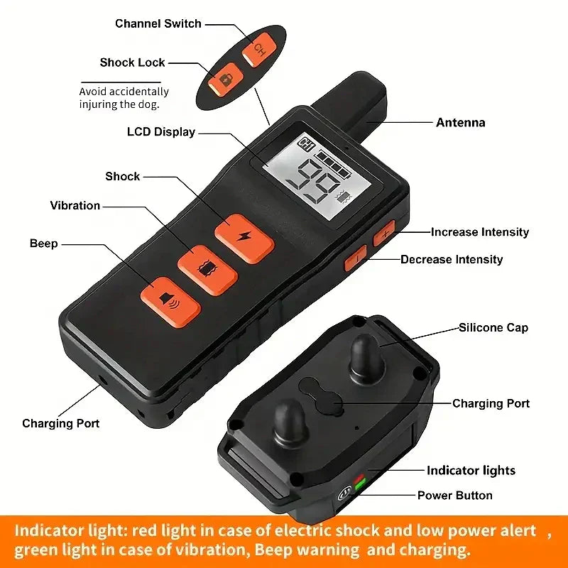 AstraPaw Remote Waterproof Dog Training Collar System