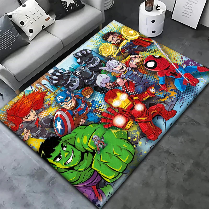 NovaPlay Kids Rug Cozy And Durable Superhero Room Decor
