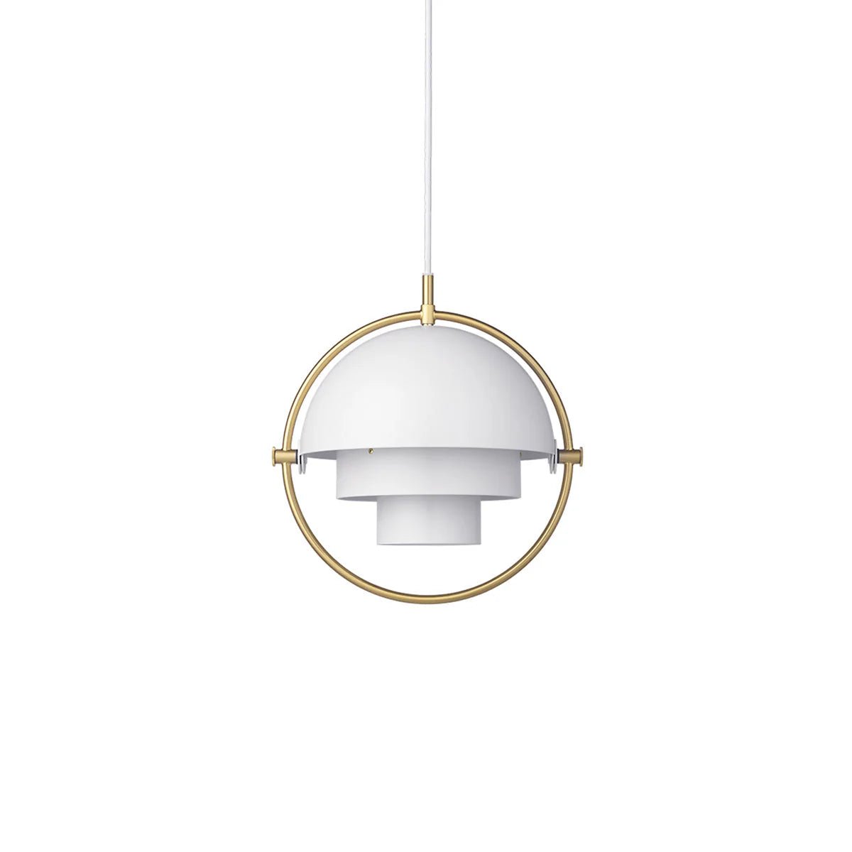 Scandinavian Multi-Tier Black Pendant Light – Elegant Kitchen Hanging Fixture with Layered Metal Shades 11