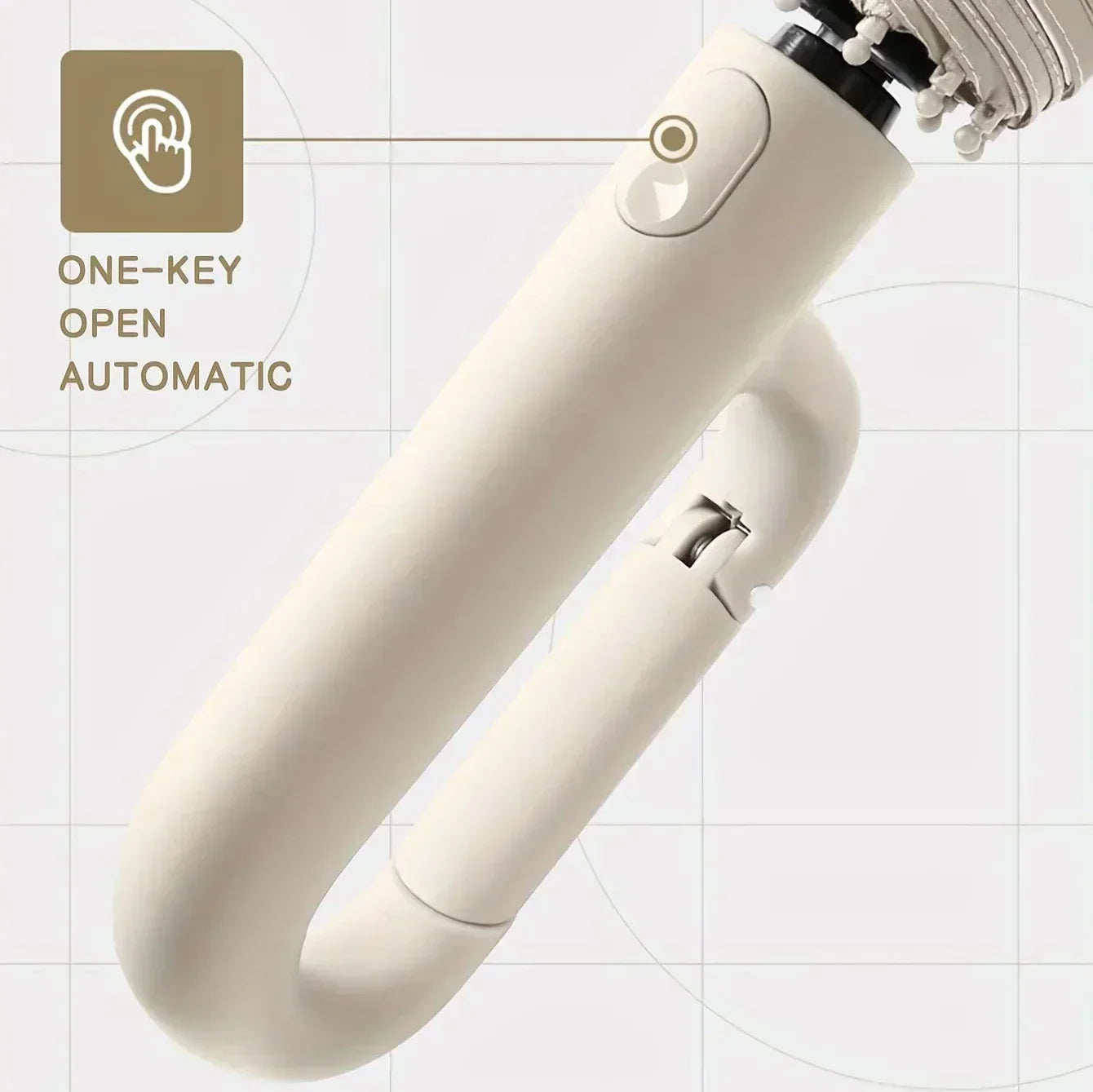 AeroShade Reinforced Compact Umbrella With UPF50+ Coating