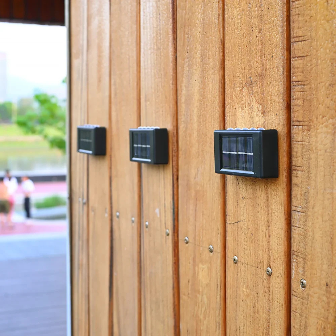 Solar LED Outdoor Light with Motion Sensor, 3 Adjustable Heads, IP65 Waterproof Garden Lights for Pathways and Walls 1