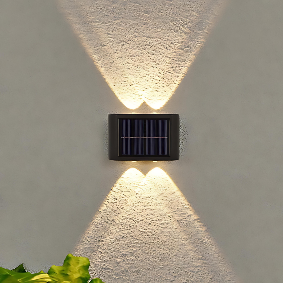 Solar LED Outdoor Light with Motion Sensor, 3 Adjustable Heads, IP65 Waterproof Garden Lights for Pathways and Walls 2