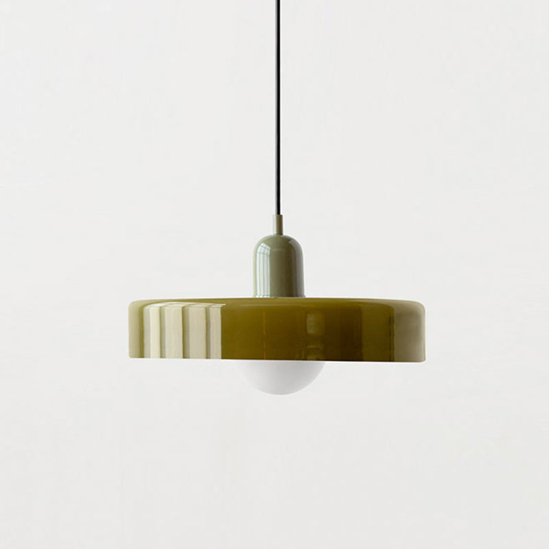 Arkea | Colored Glass Pendant Light With Adjustable Height