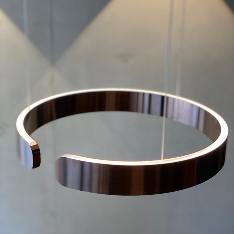AstraNova Circular LED Pendant Light For Living and Dining