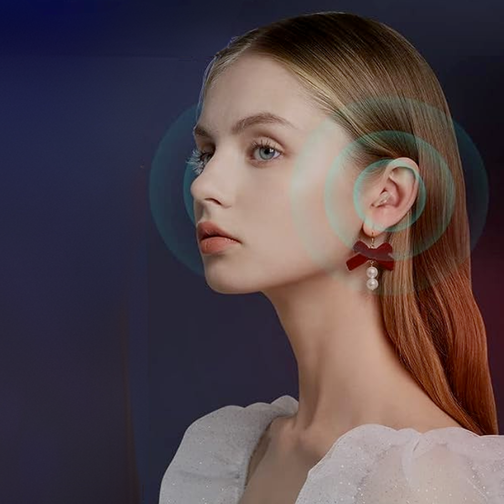 Elorin Invisible Rechargeable Hearing Aid, Discreet Comfortable In-Ear Device For Daily Use And Conversations