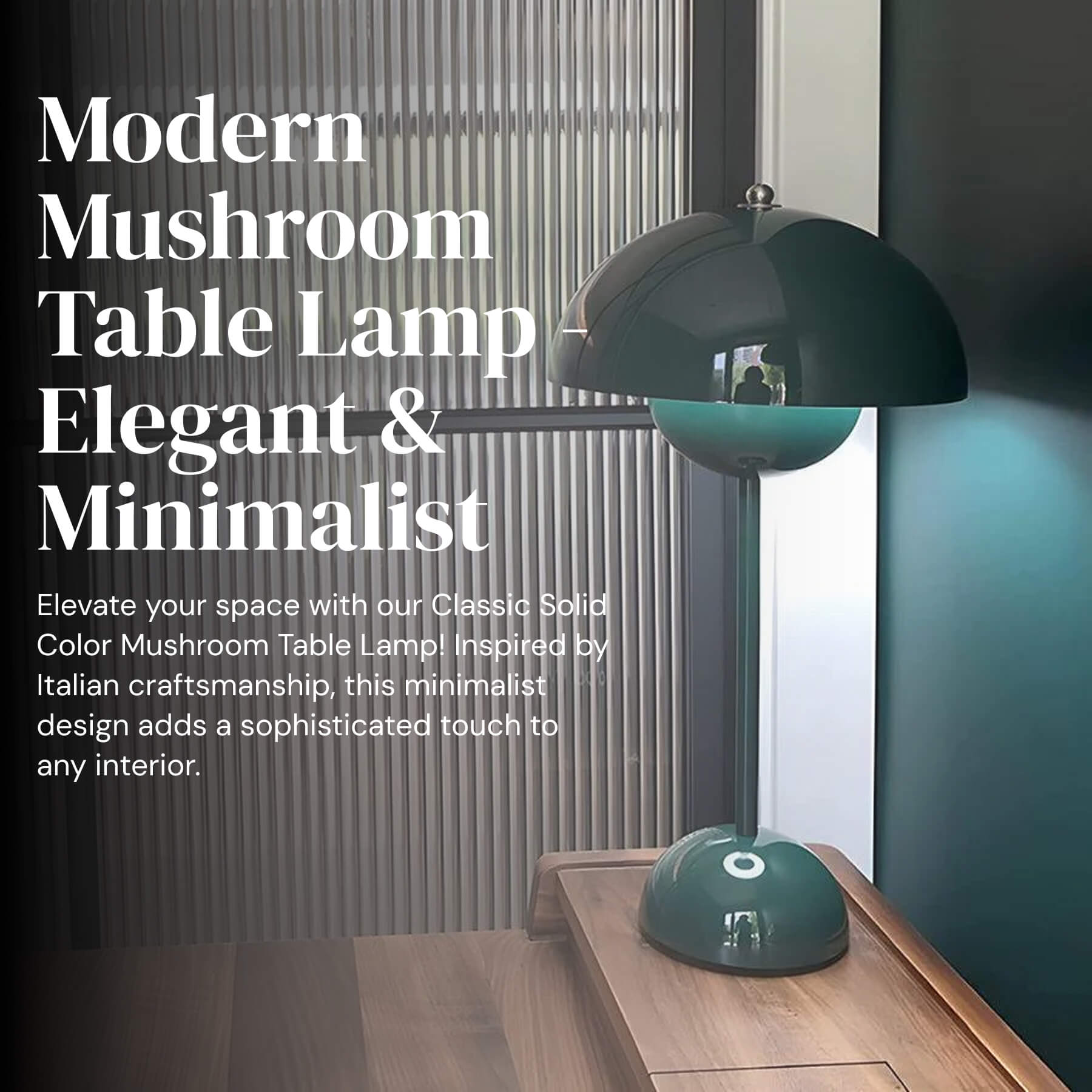 Aurelia | Minimalist Rechargeable Mushroom Bedside Lamp