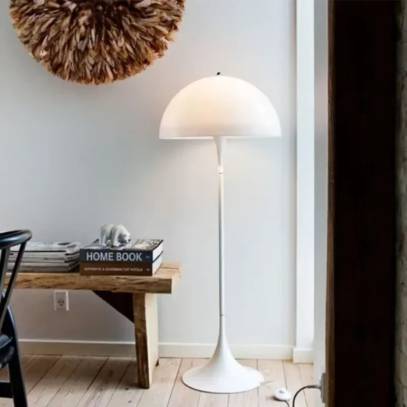 Aurora LED Mushroom Floor Lamp Scandinavian Style Bedroom