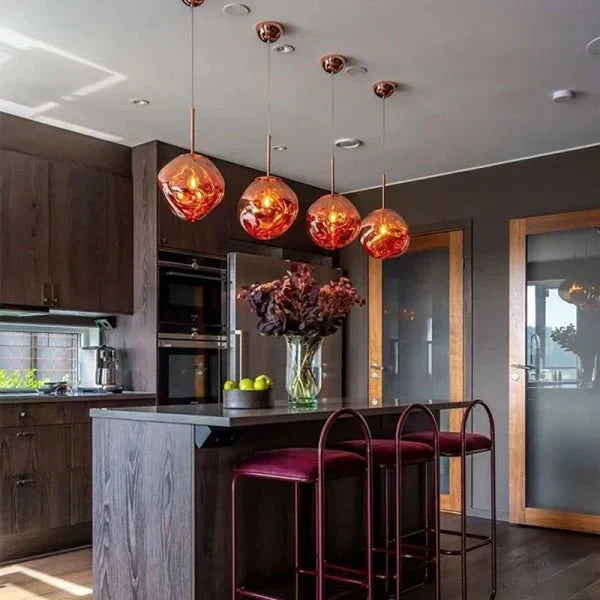 Aurea Melt Pendant Light Modern Ceiling Fixture Elite