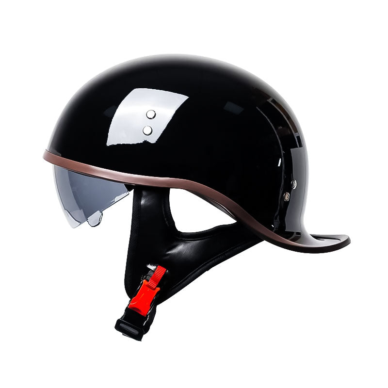 AstraRide Half Helmet Visor for Motorcycles DOT Certified