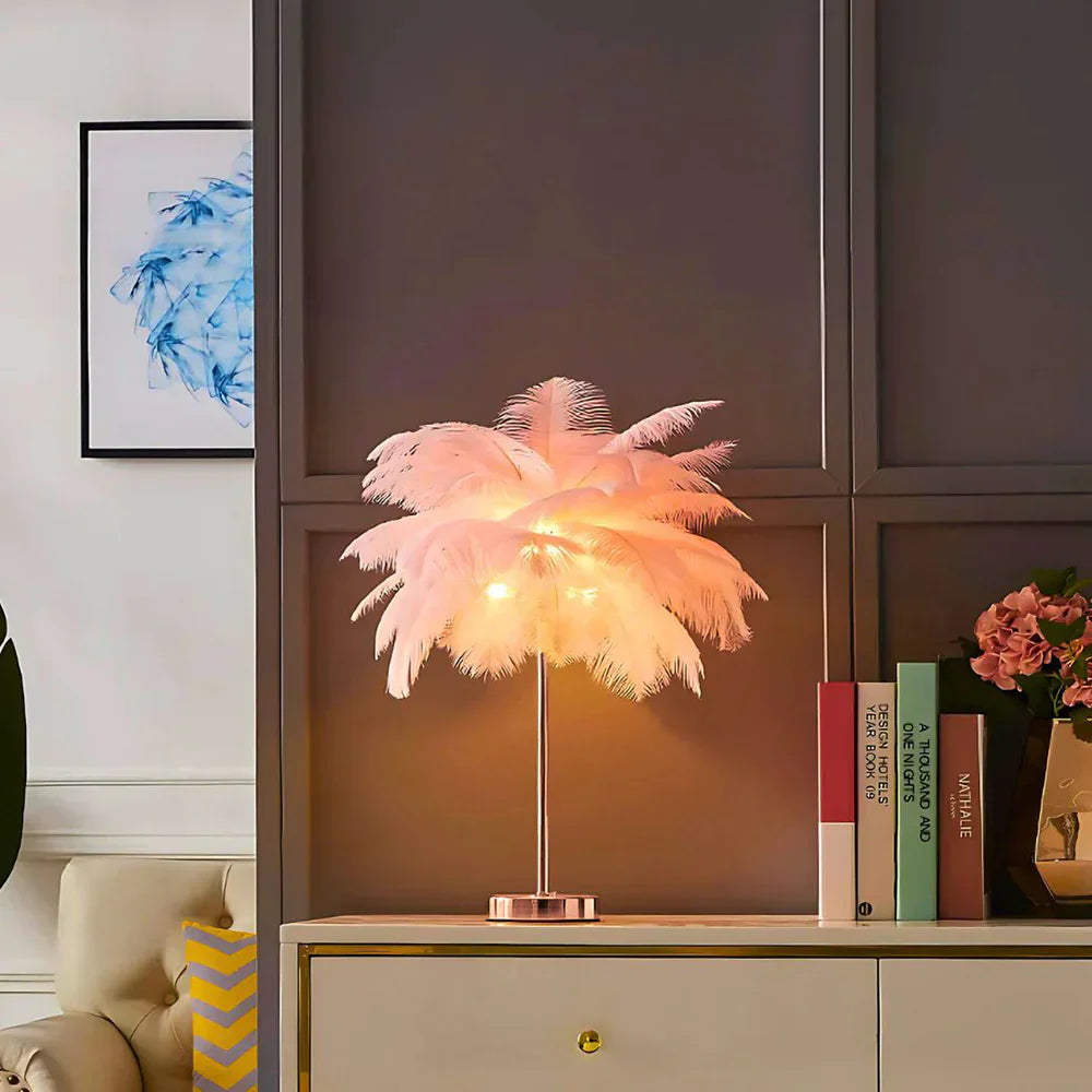 NovaFeather Lamp with Soft Glow for Elegant Home Decor