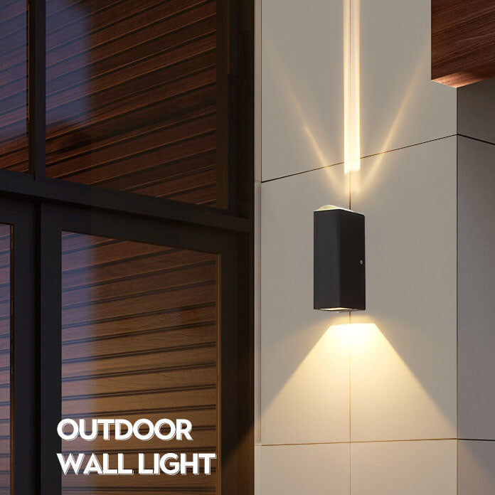 LumaBloc Rectangular LED Waterproof Sconce 600-1000 Lumens
