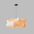 Hinode Silk Hanging Lamp - Japanese Style Pendant Light