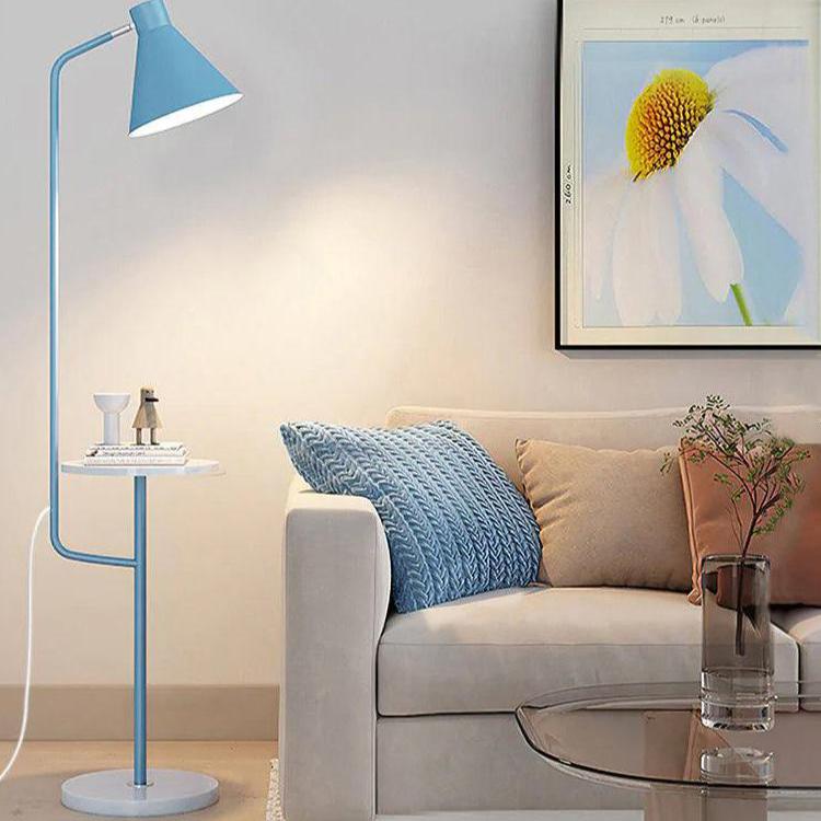Lumora LED Floor Lamp With Tray For Living Room And Bedroom