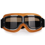 VeloNova Vintage Goggles with Anti-Fog and UV Protection