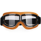 VeloNova Vintage Goggles with Anti-Fog and UV Protection