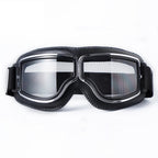 VeloNova Vintage Goggles with Anti-Fog and UV Protection