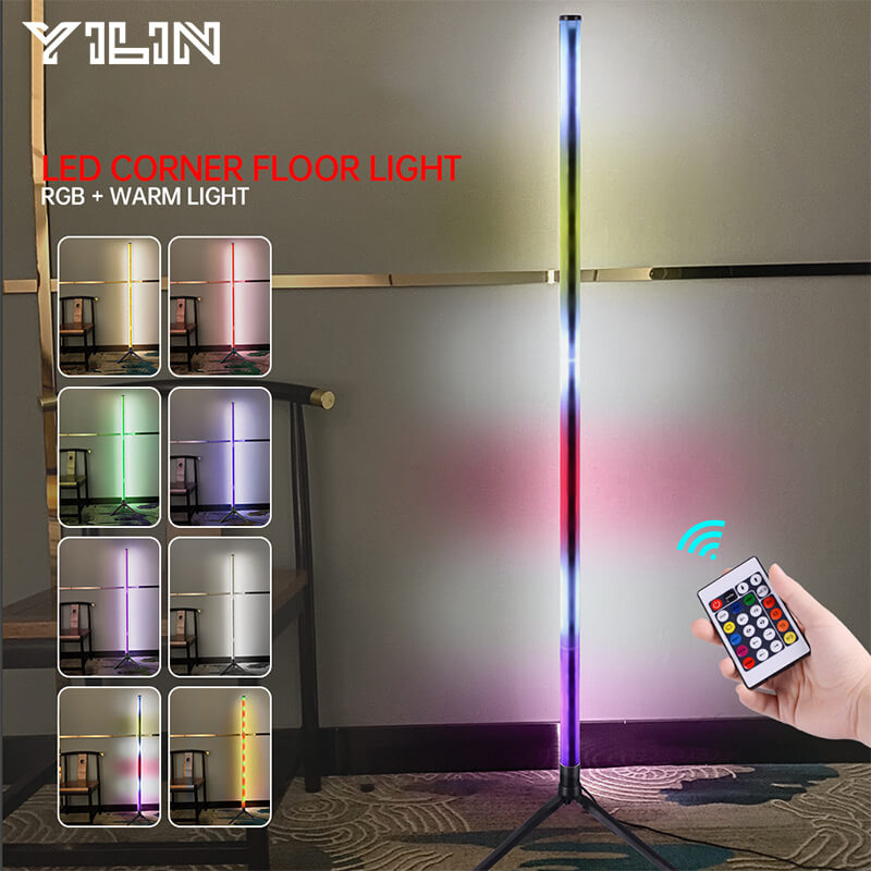 Liora Corner Mood Floor Lamp With Smart LED And Bluetooth
