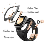 AuroraCarbon S10 Apple Watch Retrofit Kit With Titanium