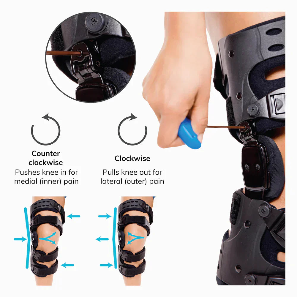 NovaGuard Knee Unloader Brace Medial-Lateral Support
