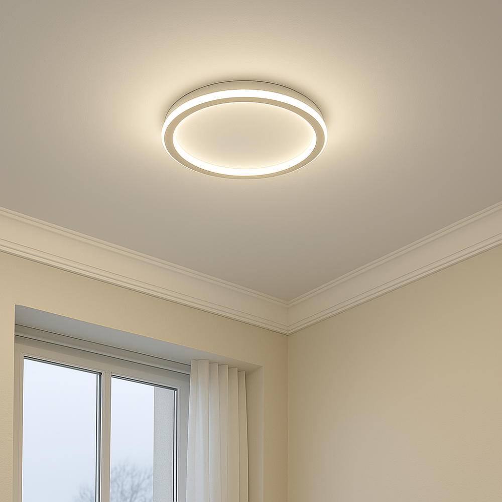 Nordhavn Dimmable Scandinavian LED Ceiling Light In Warm White For Living Room Dining Room And Hallway