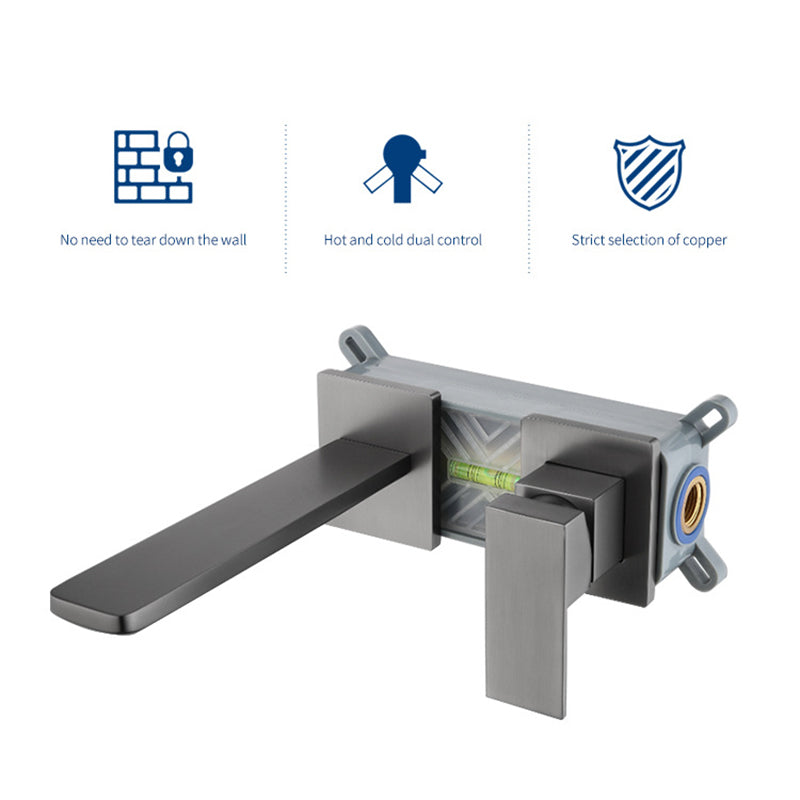 ArcLine Concealed Wall-Mount Sink Faucet, One-Handle