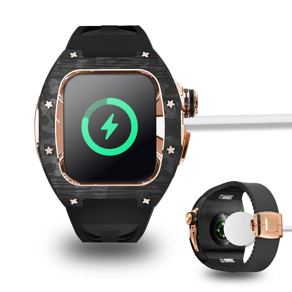 AuroraCarbon S10 Apple Watch Retrofit Kit With Titanium