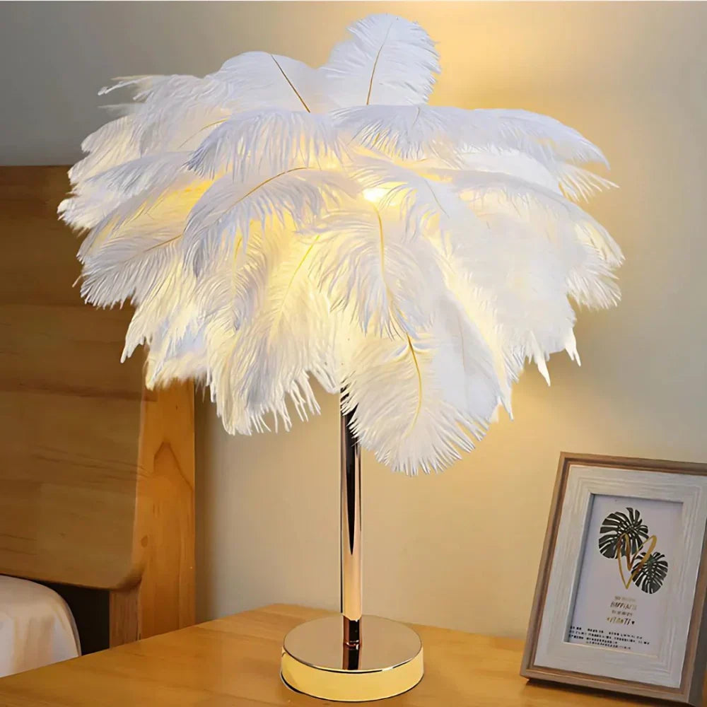 NovaFeather Lamp with Soft Glow for Elegant Home Decor